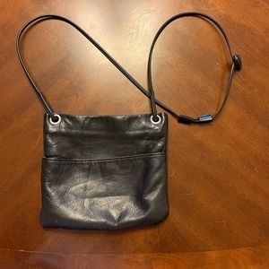 Leather cross body